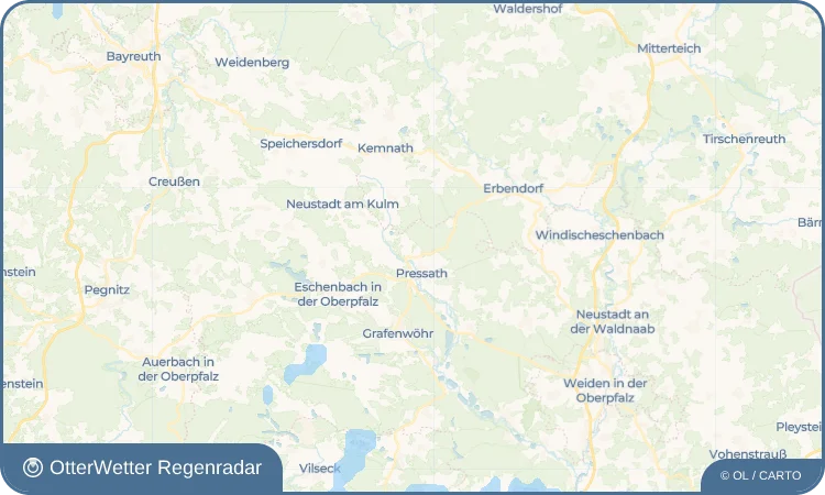 Widget-Vorschau für Weihersberg Wetter-Widget-Vorschau mit Vorhersagedaten für Weihersberg