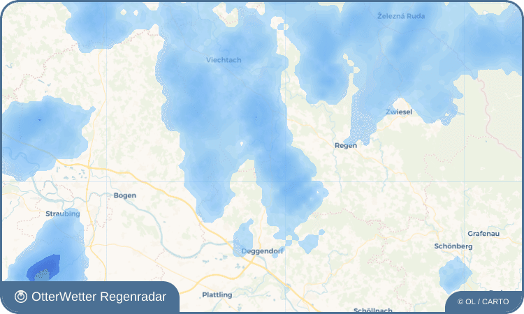 OtterWetter Regenradar-Widget Weihmannsried