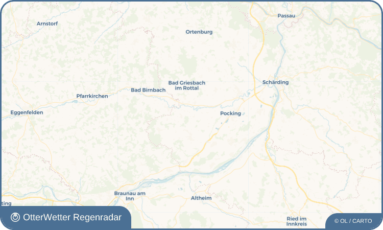 OtterWetter Regenradar-Widget Weihmörting
