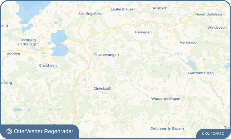 OtterWetter Regenradar-Widget Weikersdorf