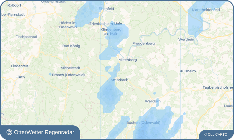 OtterWetter Regenradar-Widget Weilbach