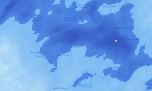 Regenradar Vorschaubild - Aktuelle Niederschläge in Weilheim in Oberbayern und Umgebung