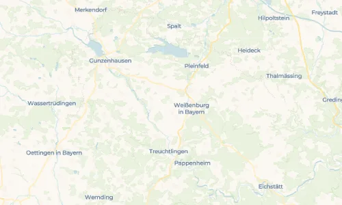 Regenradar Vorschaubild - Aktuelle Niederschläge in Weimersheim und Umgebung