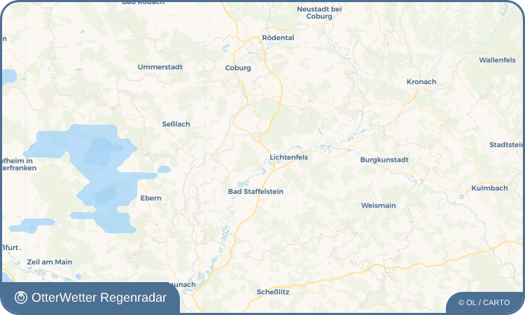 OtterWetter Regenradar-Widget Weingarten
