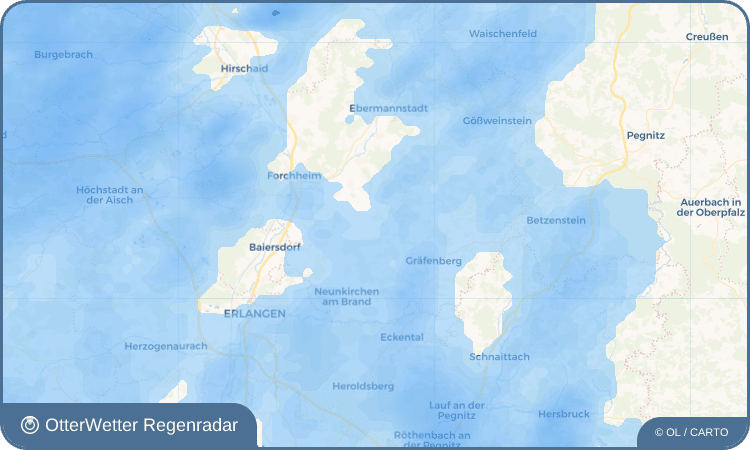 Wetter-Widget-Vorschau mit Vorhersagedaten für Weingarts