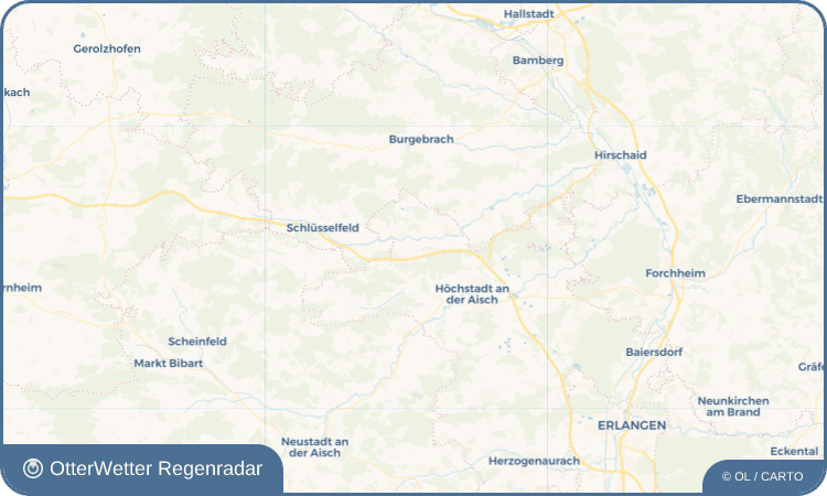 Widget-Vorschau für Weingartsgreuth Wetter-Widget-Vorschau mit Vorhersagedaten für Weingartsgreuth