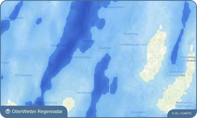 OtterWetter Regenradar-Widget Weinhausen
