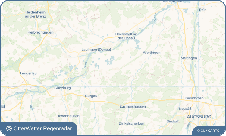 OtterWetter Regenradar-Widget Weisingen
