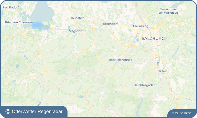 OtterWetter Regenradar-Widget Weißbach an der Alpenstraße