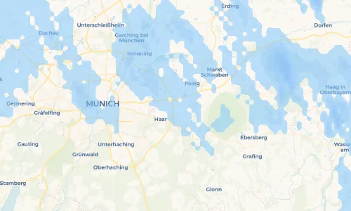 Regenradar Vorschaubild - Aktuelle Niederschläge in Weißenfeld und Umgebung