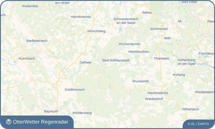 Wetter-Widget-Vorschau mit Vorhersagedaten für Weißenhaid