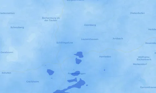 Regenradar Vorschaubild - Aktuelle Niederschläge in Weißenkirchberg und Umgebung