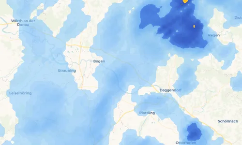 Regenradar Vorschaubild - Aktuelle Niederschläge in Welchenberg und Umgebung