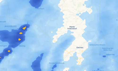 Regenradar Vorschaubild - Aktuelle Niederschläge in Welshofen und Umgebung