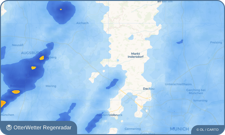 Wetter-Widget-Vorschau mit Vorhersagedaten für Welshofen