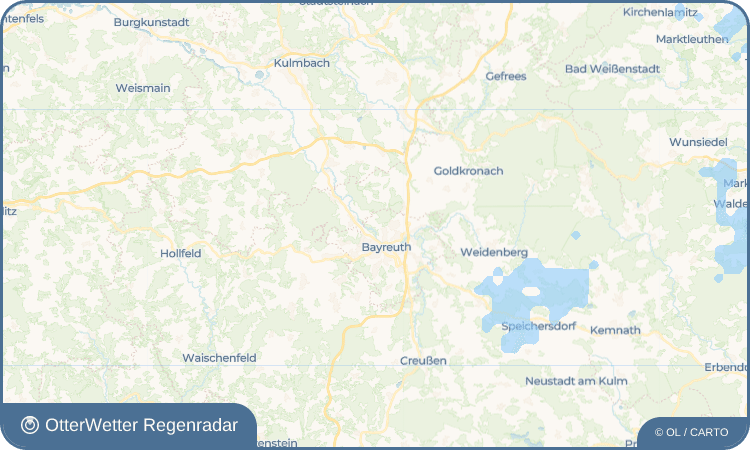 OtterWetter Regenradar-Widget Wendelhöfen