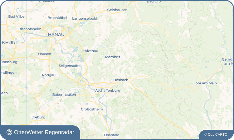 OtterWetter Regenradar-Widget Wenighösbach