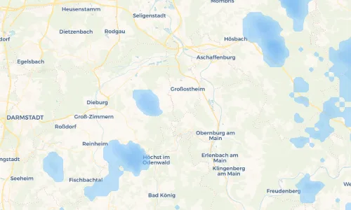 Regenradar Vorschaubild - Aktuelle Niederschläge in Wenigumstadt und Umgebung