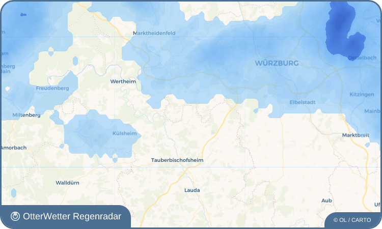 Wetter-Widget-Vorschau mit Vorhersagedaten für Wenkheim