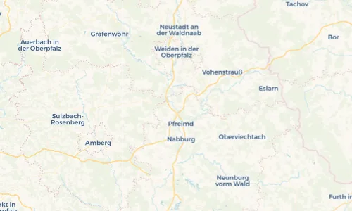 Regenradar Vorschaubild - Aktuelle Niederschläge in Wernberg und Umgebung