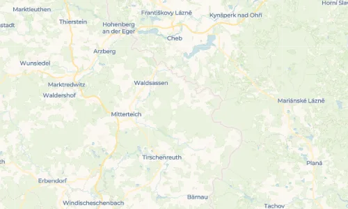Regenradar Vorschaubild - Aktuelle Niederschläge in Wernersreuth und Umgebung