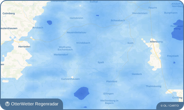 Widget-Vorschau für Wernfels Wetter-Widget-Vorschau mit Vorhersagedaten für Wernfels