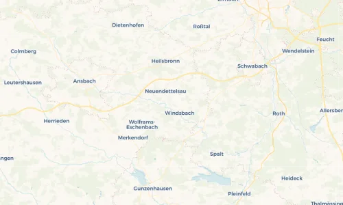 Regenradar Vorschaubild - Aktuelle Niederschläge in Wernsbach und Umgebung