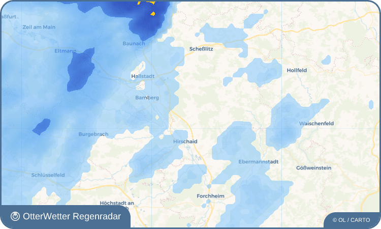 OtterWetter Regenradar-Widget Wernsdorf
