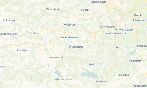 Regenradar Vorschaubild - Aktuelle Niederschläge in Wernsmühle und Umgebung