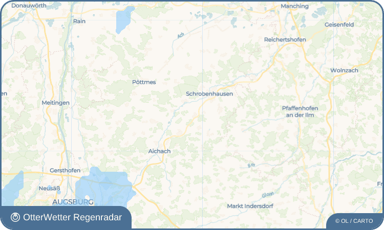 OtterWetter Regenradar-Widget Westerham