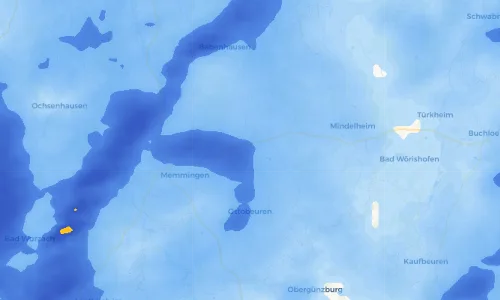 Regenradar Vorschaubild - Aktuelle Niederschläge in Westerheim und Umgebung