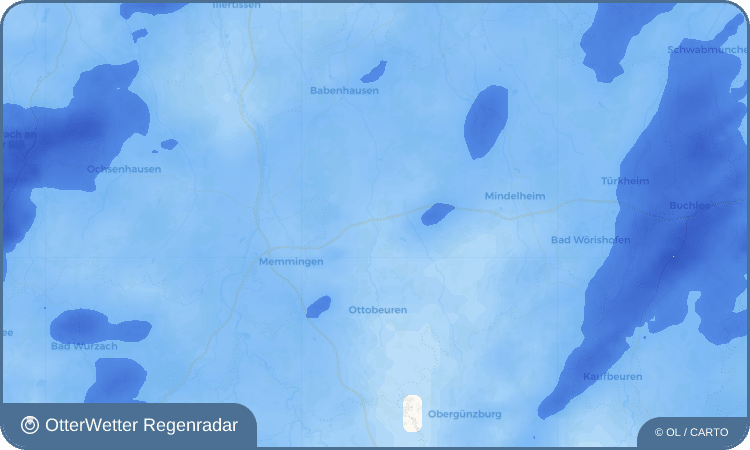 OtterWetter Regenradar-Widget Westerheim