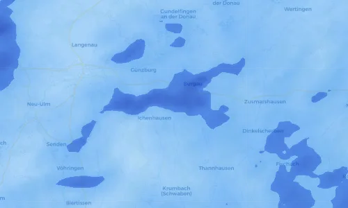 Regenradar Vorschaubild - Aktuelle Niederschläge in Wettenhausen und Umgebung