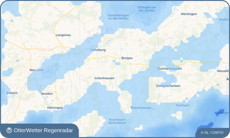 OtterWetter Regenradar-Widget Wettenhausen