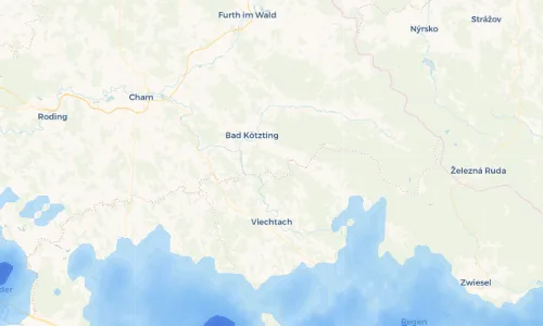 Regenradar Vorschaubild - Aktuelle Niederschläge in Wettzell und Umgebung