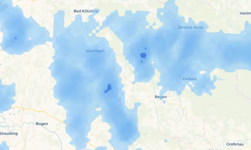Regenradar Vorschaubild - Aktuelle Niederschläge in Wetzelsdorf und Umgebung