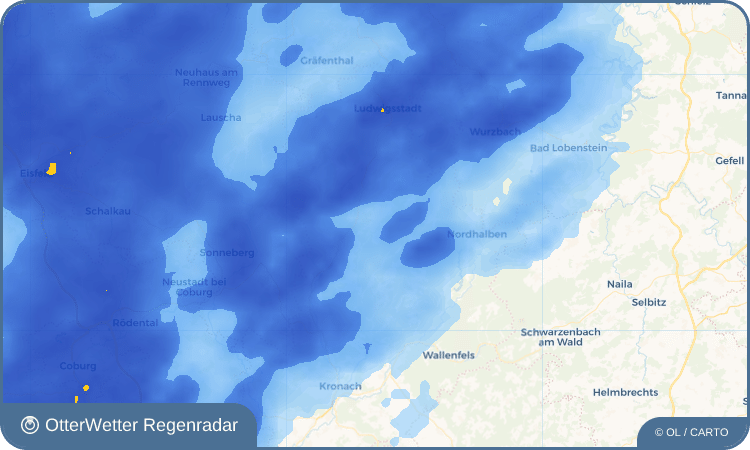 Wetter-Widget-Vorschau mit Vorhersagedaten für Wickendorf