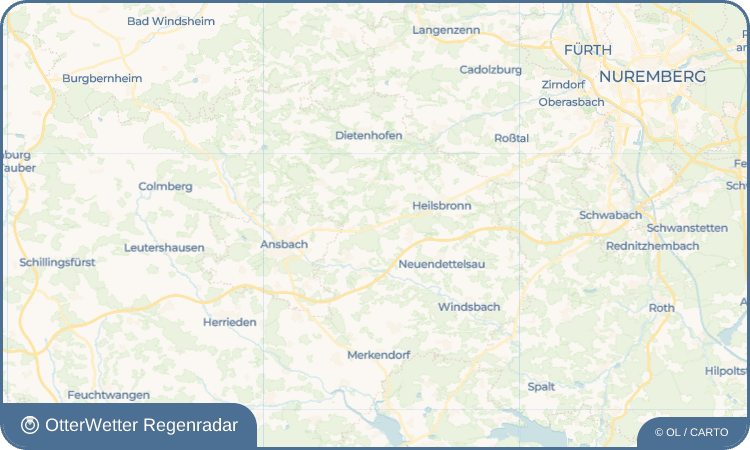 OtterWetter Regenradar-Widget Wicklesgreuth
