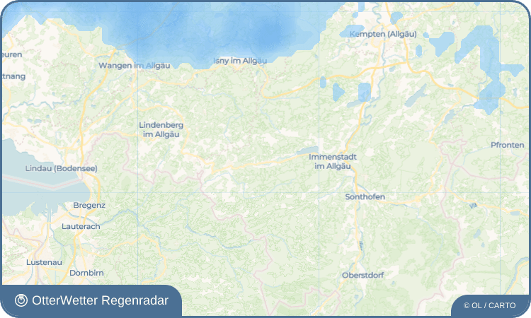OtterWetter Regenradar-Widget Wiedemannsdorf