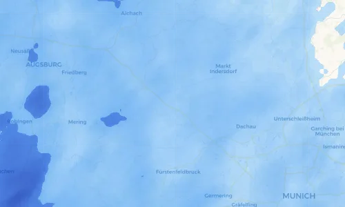 Regenradar Vorschaubild - Aktuelle Niederschläge in Wiedenzhausen und Umgebung