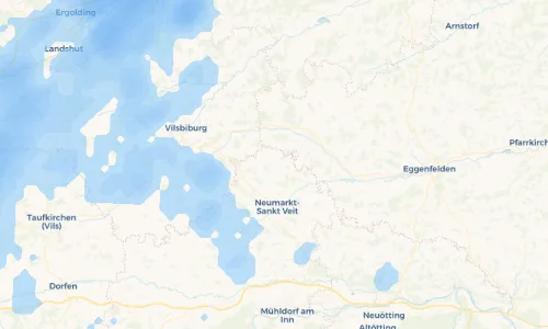 Regenradar Vorschaubild - Aktuelle Niederschläge in Wiesbach und Umgebung