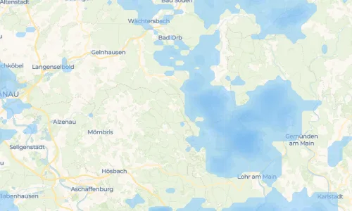 Regenradar Vorschaubild - Aktuelle Niederschläge in Wiesen und Umgebung