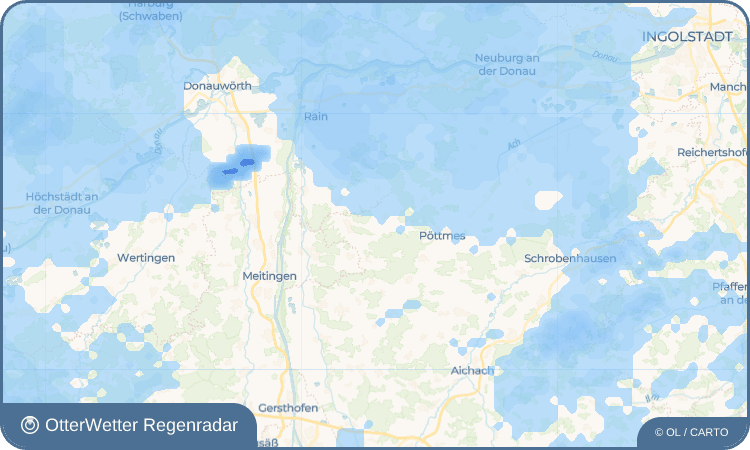 OtterWetter Regenradar-Widget Wiesenbach