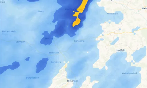 Regenradar Vorschaubild - Aktuelle Niederschläge in Wiesengiech und Umgebung