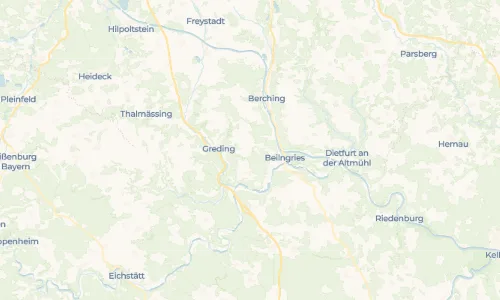 Regenradar Vorschaubild - Aktuelle Niederschläge in Wiesenhofen und Umgebung
