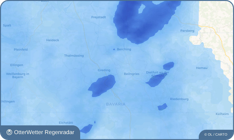 OtterWetter Regenradar-Widget Wiesenhofen