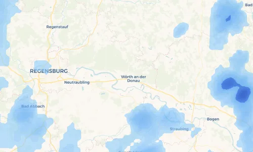 Regenradar Vorschaubild - Aktuelle Niederschläge in Wiesent und Umgebung