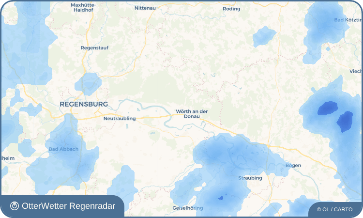 Wetter-Widget-Vorschau mit Vorhersagedaten für Wiesent