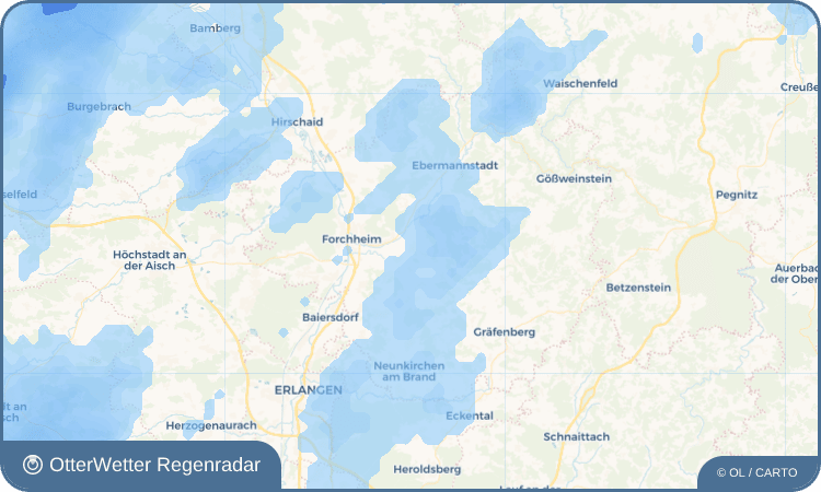 OtterWetter Regenradar-Widget Wiesenthau