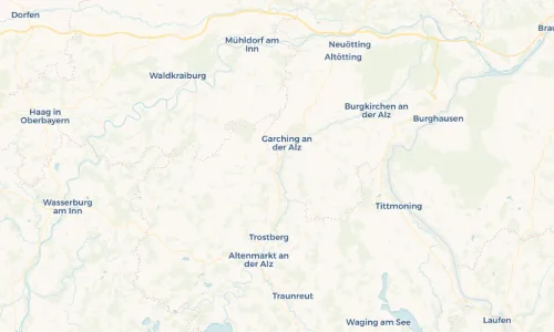 Regenradar Vorschaubild - Aktuelle Niederschläge in Wiesmühl an der Alz und Umgebung